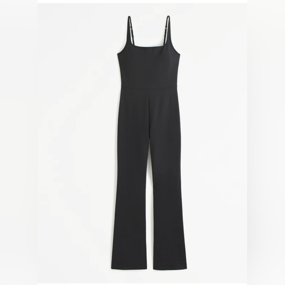 Abercrombie & FitchPonte Unitard Flare Jumpsuit XL